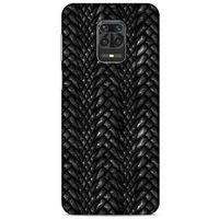 Xiaomi Redmi Note 9S Kılıf Dragons (2) Kabı Ejderha Deri Siyah