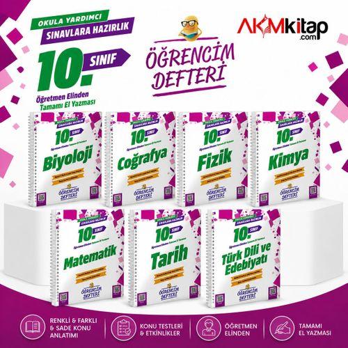 Murat Eğitim Yayınları 10.Sınıf Öğrencim Defteri Seti 7 Kitap