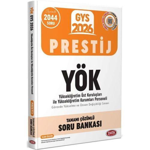2026 YÖK Üst Kuruluşları İle YÖK Personeli GYS Prestij Soru Bankası Karekod Çözümlü Data Yayınları