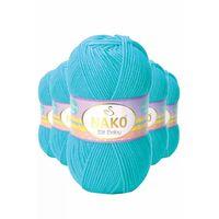 5 Adet Elite Baby El Örgü İpi Tüylenmeyen Bebek Yünü Turkuaz 3323