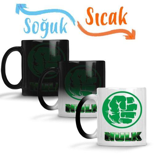 Hulk Modelo 5 Sihirli Kupa Bardak Porselen