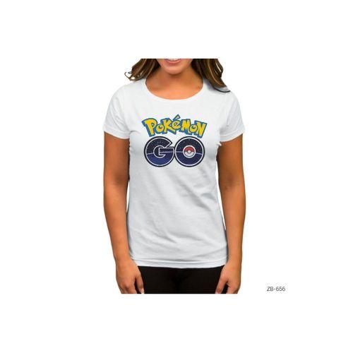Pokemon Go Beyaz Kadın Tişört