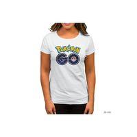 Pokemon Go Beyaz Kadın Tişört