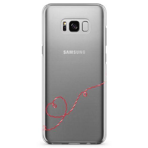 Samsung Galaxy S8 Plus Kılıf Şeker Kalp Arka Kapak Koruma Desenli Full Koruyucu