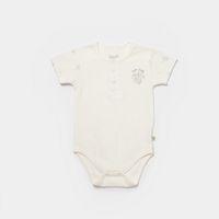 Bibaby Biorganic Koala Jungle Kısa Kol Bebek Body 56972 Gri