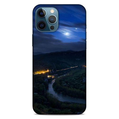 Lopard Apple iPhone 12 Pro Max Uyumlu Kılıf Gece'S (50) Shockproof Kılıf Şehir Işıkları