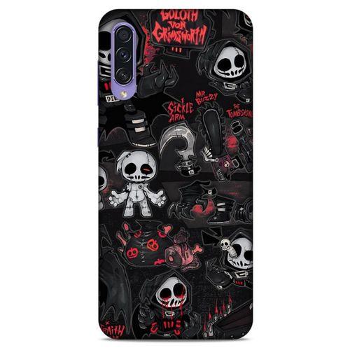 Samsung Galaxy A50s Uyumlu Kılıf Motorsiklet (30) Silicone Case İskelet
