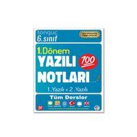 6. Sınıf Yazılı Notları 1. Dönem 1 ve 2. Yazılı