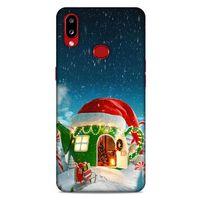 Samsung Galaxy A10s Kılıf Snowix (2) Kabı Yeşil Kırmızı