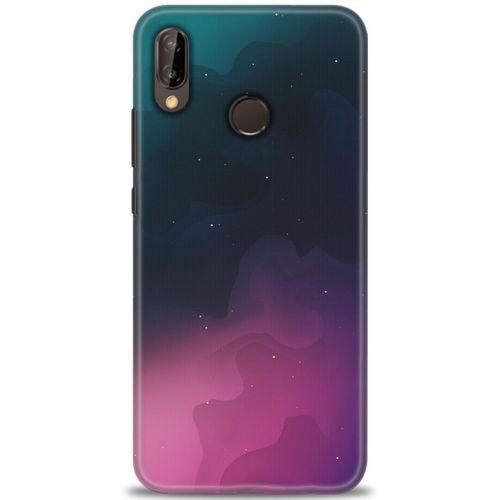 Huawei P20 Lite Kılıf HD Baskılı Kılıf - Gökyüzü + Tam Ekran Koruyucu