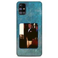 Samsung Galaxy M31s Kılıf Atatürk (30) Silicone Case Turkuaz Taş