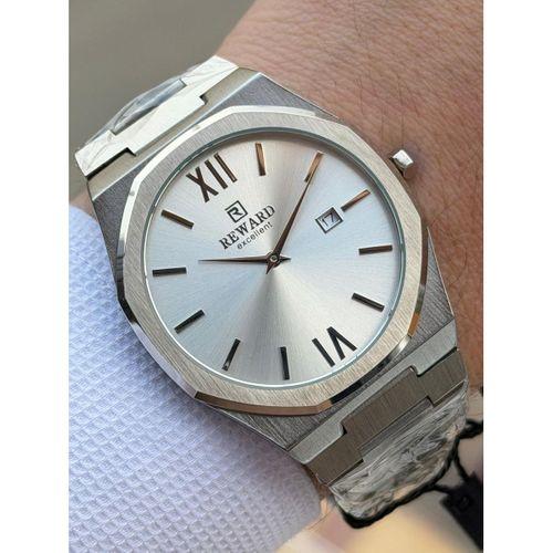 Reward Çelik Kordon 5 Atm Suya Dayanıklı Takvimli Kadran 2 Yıl Garantili Erkek Kol Saati FT.GL.M03.3