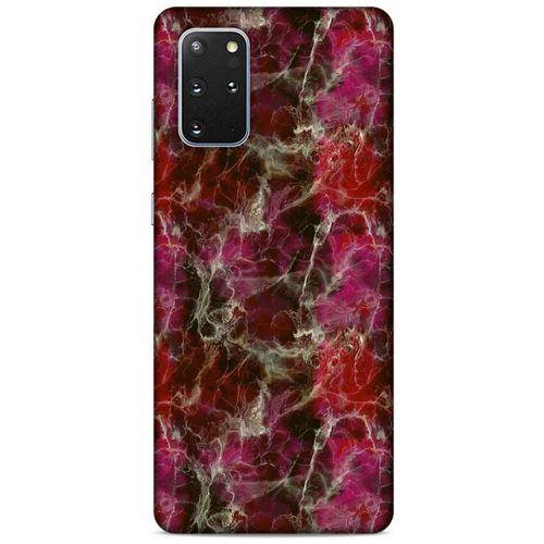 Mermer Desenli (40) Tema Fit Silikon Kılıf Menekşe Samsung Galaxy S20 Plus Kılıf