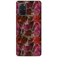 Mermer Desenli (40) Tema Fit Silikon Kılıf Menekşe Samsung Galaxy S20 Plus Kılıf