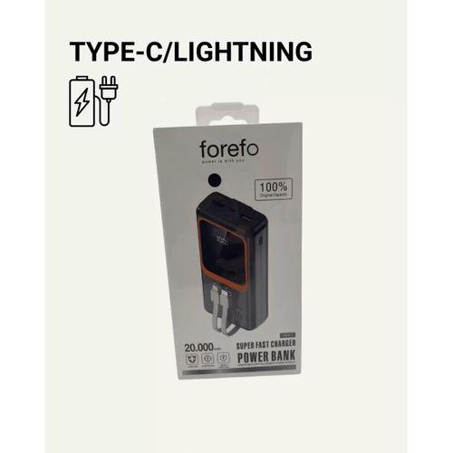 Taşınabilir Şarj Cihazı 20000 Mah | 22.5w Hızlı Şarj + Dijital Ekran + Kablo Dahil