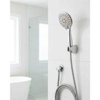 Çok Fonksiyonlu El Duşu Seti Kireç Önleyici Duş Başlığı Spiral Hortum Mafsallı Askı