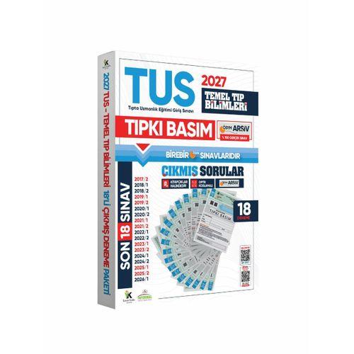 2027 TUS Temel Tıp Bilimleri ÖSYM Çıkmış Soru Tıpkı Basım Son 10 Yıl 18li Deneme Kitapçığı