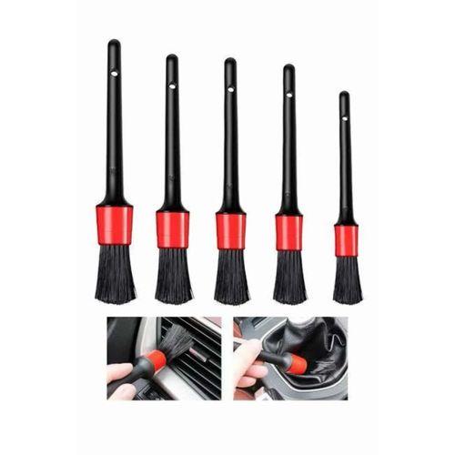 5 Parça Araç İçi Temizlik Fırçası Araç İçi-dışı Temizleme Fırça Seti