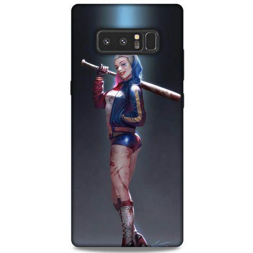 Samsung Galaxy Note 8 Uyumlu Kılıf Harley Quinn (14) Lansman Kılıf Antrasit