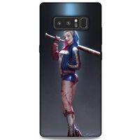 Samsung Galaxy Note 8 Uyumlu Kılıf Harley Quinn (14) Lansman Kılıf Antrasit