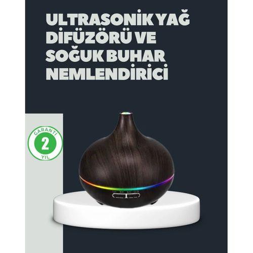550ml Ultrasonik Hava Nemlendirici Ve Aromaterapi Difüzörü
