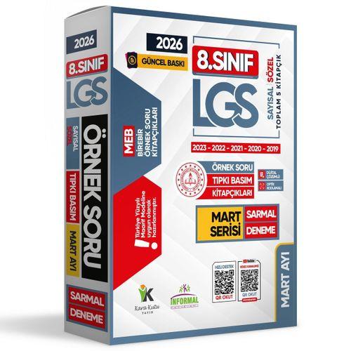2026 8 Sınıf LGS Mart Ayı MEB Örnek Soru Tıpkı Basım 5li Sarmal Deneme Paketi Dijital Çözümlü