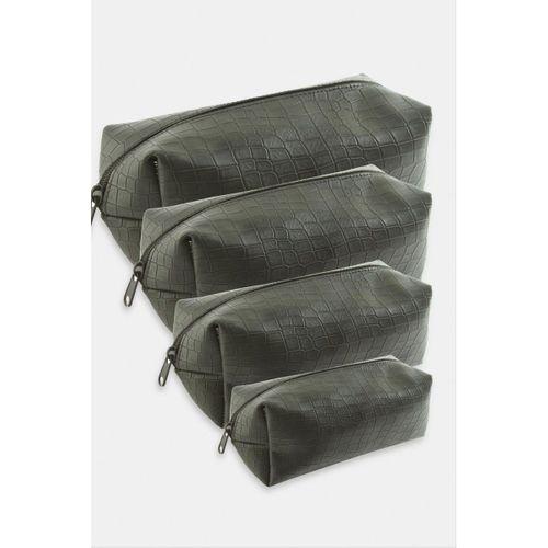 4 Adet El Tutmalı Makyaj Çantası