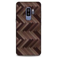 Lopard Samsung Galaxy S9 Plus Uyumlu Kılıf Wood'X (33) Hybrid Kılıf Baskılı