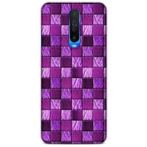 Xiaomi Redmi K30 Kılıf Patchwork (5) Koruma Kabı Fuşya