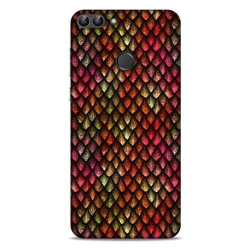 Huawei Psmart Kılıf Dragons (8) Baskılı Kılıf Ejderha Deri Pembe