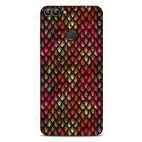 Huawei Psmart Kılıf Dragons (8) Baskılı Kılıf Ejderha Deri Pembe