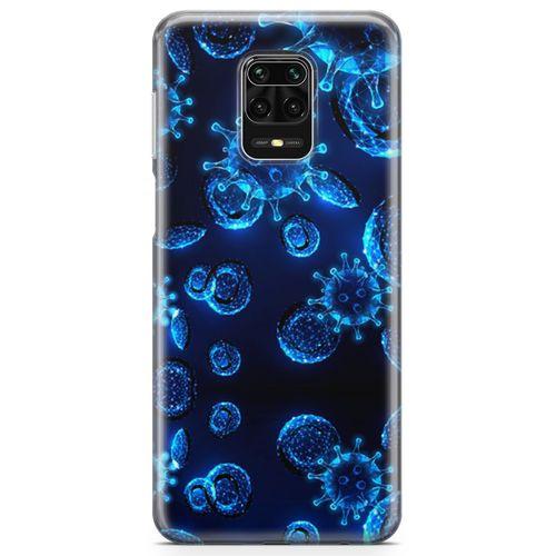 Xiaomi Redmi Note 9S Kılıf Viral Enfeksiyon Arka Kapak Koruma Desenli Full Koruyucu