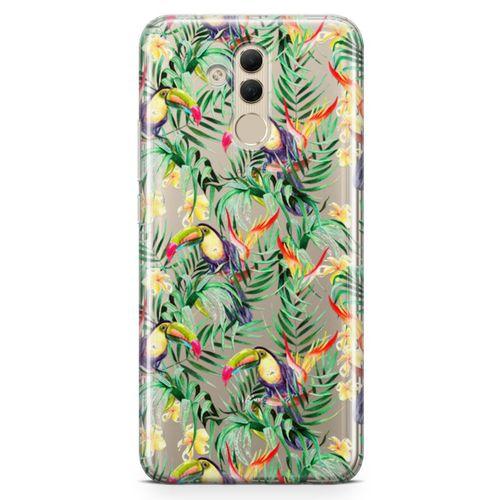 Huawei Mate 20 Lite Kılıf Tropika Arka Kapak Koruma Desenli Full Koruyucu
