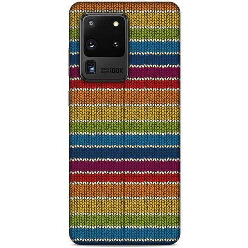 Kazak (1) Desenli Silikon Kapak Samsung Galaxy S20 Ultra Kılıf