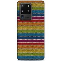 Kazak (1) Desenli Silikon Kapak Samsung Galaxy S20 Ultra Kılıf