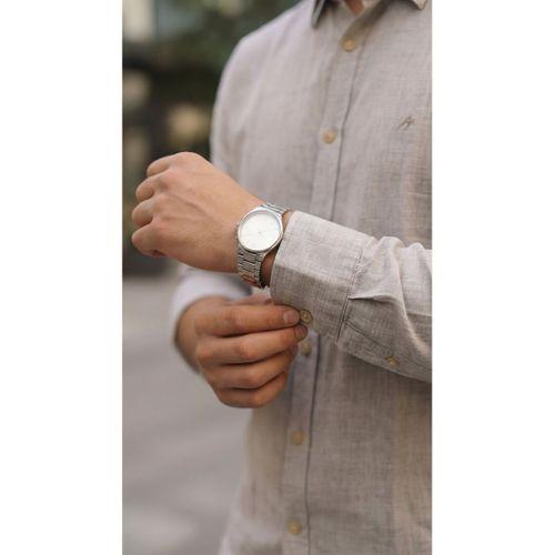 Erkek Uzun Kollu Keten Gömlek