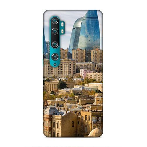 Xiaomi Mi Note 10 Pro Uyumlu Kılıf Azarbaijan (31) TPU Kılıf Bakü Kuleler