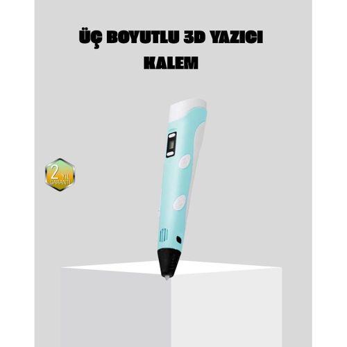 3d Kalem Ergonomik Ve 1.75 Mm Filament Destekli Fdm Yazıcı Kalemi