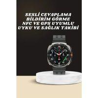 Akıllı Saat Amoled Ekran Bluetooth Bağlantılı Sağlık Takibi Gps Uyumlu