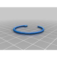 Saç Bandı Yüzüğü 3D Baskı (Bu ürün Sadece Plastik parçadır - Almadan Önce Soru Sorabilirsiniz)