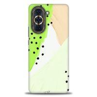 Huawei Nova 10 Kılıf HD Baskılı Kılıf - Fıstık Yeşili + Tam Ekran Koruyucu