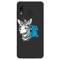 Animax Cool Zebra Samsung Galaxy A20 Kılıf Desenli Silikon