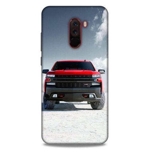 Lopard Xiaomi Pocophone F1 Uyumlu Kılıf PickUpX (34) Slim Armor Kılıf Şok Kırmızı