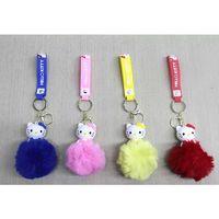 Ponponlu Hello Kitty Anahtarlık Alk4247