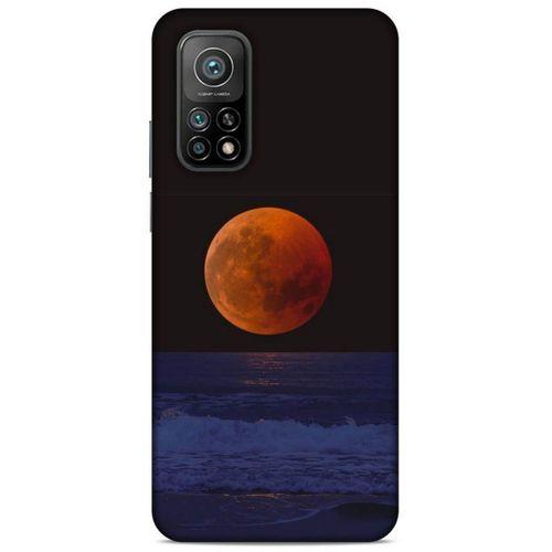 Lopard Xiaomi Mi 10T Pro 5G Uyumlu Kılıf Gece'S (38) Neo Hybrid Kılıf Kızıl Ay