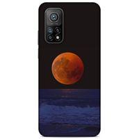 Lopard Xiaomi Mi 10T Pro 5G Uyumlu Kılıf Gece'S (38) Neo Hybrid Kılıf Kızıl Ay