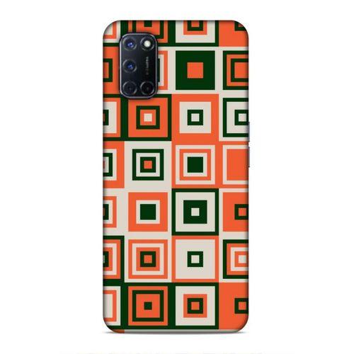 Oppo A92 Uyumlu Kılıf Insomnia (29) Arka Koruma Kılıfı Turuncu Siyah