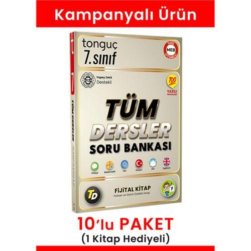 7. Sınıf Tüm Dersler Soru Bankası 10' lu Paket(1 Kitap Hediyeli)