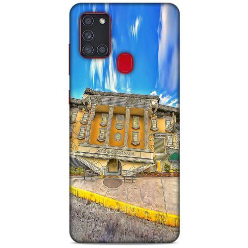 Samsung Galaxy A21s Kılıf Dünya Mimarisi (39) Liquid Crystal Kılıf WonderWork USA
