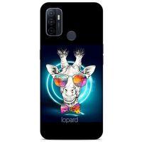 Huawei P40 Kılıf FunnyMaX (6) Silikon Kılıf Siyah Zürafa